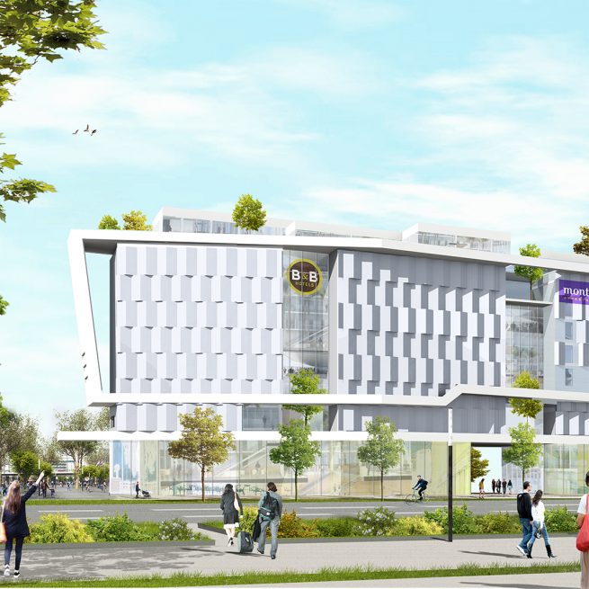 julianrincon Julian Rincon INTERNATIONAL D'ARCHITECTURE international darchitecture International d'architecture Atelier 3 atelier 3 B&B HOTEL MONTEMPO ALJT Paris Hotel et commercial