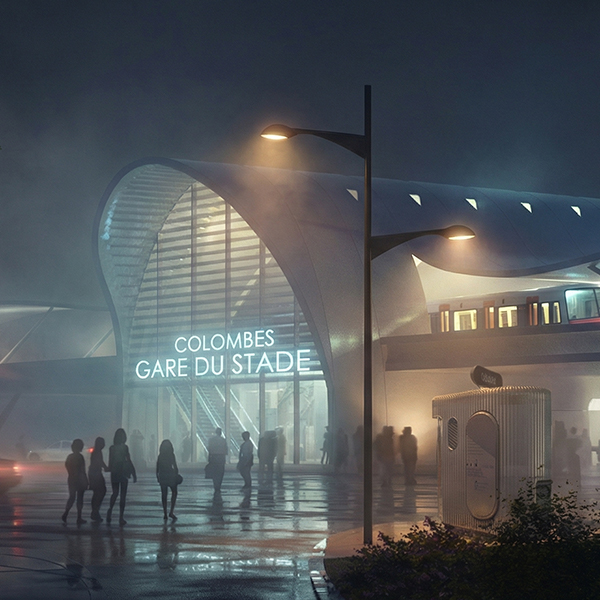 julianrincon JULIEN RINCON international d'architecture INTERNATIONAL D'ARCHITECTURE Atelier 3 ATELIER 3 GARE DU STADE YVES DU MANOIR gare du stade yves du manoir COLOMBES colombes EQUIPEMENTS PUBLICS equipement publics IDA ida