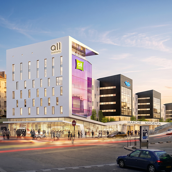 julianrincon Julian Rincon INTERNATIONAL D'ARCHITECTURE international darchitecture International d'architecture Atelier 3 Hotel 3 Hotels residence etudiants et marcher public marcher magenta paris Hotel et commerce