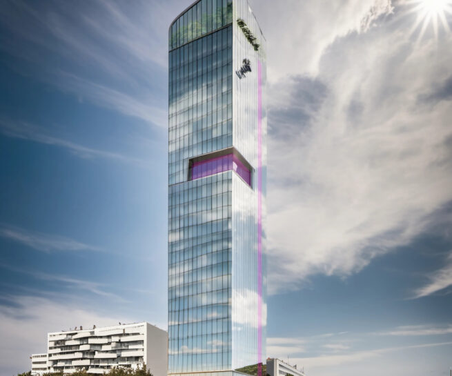 julianrincon JULIAN RINCON inernational d'architecture INTERNATIONAL D'ARCHITECTURE Atelier 3 ATELIER 3 HOTEL MONTROUGE TOWER hotel mountrouge tower