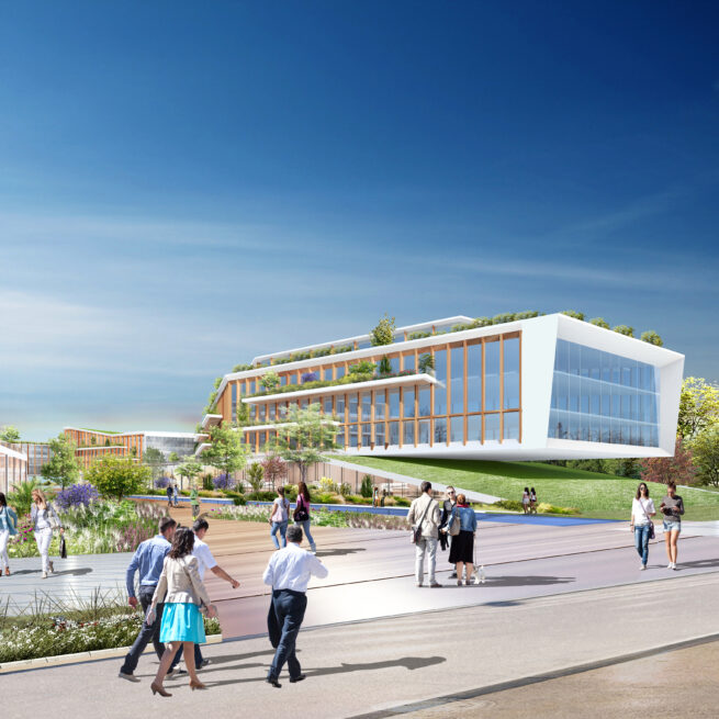 julianrincon JULIAN RINCON international d'architecture INTERNATIONAL D'ARCHITECTURE Atelier 3 ATELIER 3 PLACE DE COLOMBIE place de colombie PARIS paris BUREAUX bureaux EQUIPEMENTS PUBLICS equipements publics IDA ida