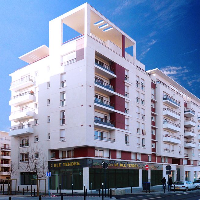 julianrincon Julian Rincon INTERNATIONAL D'ARCHITECTURE international darchitecture International d'architecture Atelier 3 ZAC PROUDHON CARDINOUX ILOT 22 LE MARCONI 110 Logements