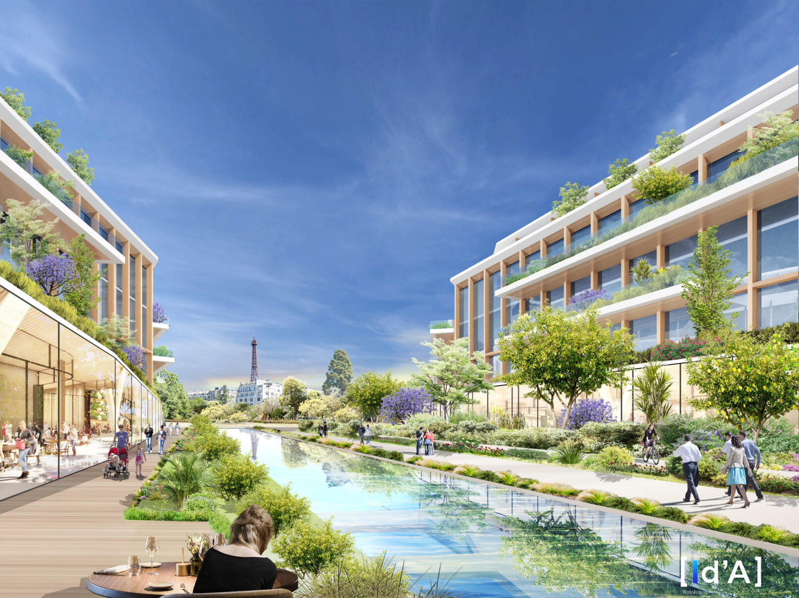 julianrincon JULIAN RINCON international d'architecture INTERNATIONAL D'ARCHITECTURE Atelier 3 ATELIER 3 PLACE DE COLOMBIE place de colombie PARIS paris BUREAUX bureaux EQUIPEMENTS PUBLICS equipements publics IDA ida