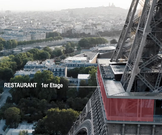 julianrincon JULIAN RINCON international d'architecture INTERNATIONAL D'ARCHITECTURE Atelier 3 ATELIER 3 TOUR EIFFEL RASTAURANT 1ER ÉTAGE tour eiffel restaurant 1er étage PARIS paris HOTEL & COMMERCIAL hotel & commercial IDA ida