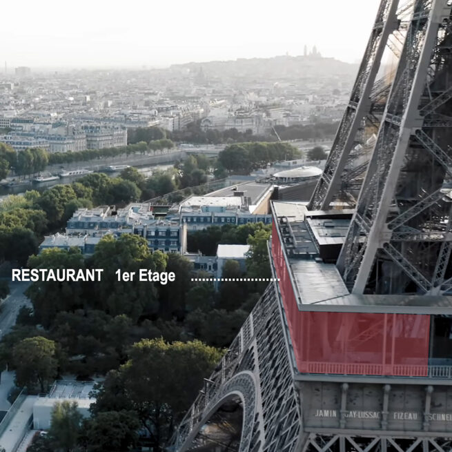 julianrincon JULIAN RINCON international d'architecture INTERNATIONAL D'ARCHITECTURE Atelier 3 ATELIER 3 TOUR EIFFEL RESTAURANT 1ER ÉTAGE tour eiffel restaurant 1er étage PARIS paris HOTEL & COMMERCIAL hotel & commercial IDA ida